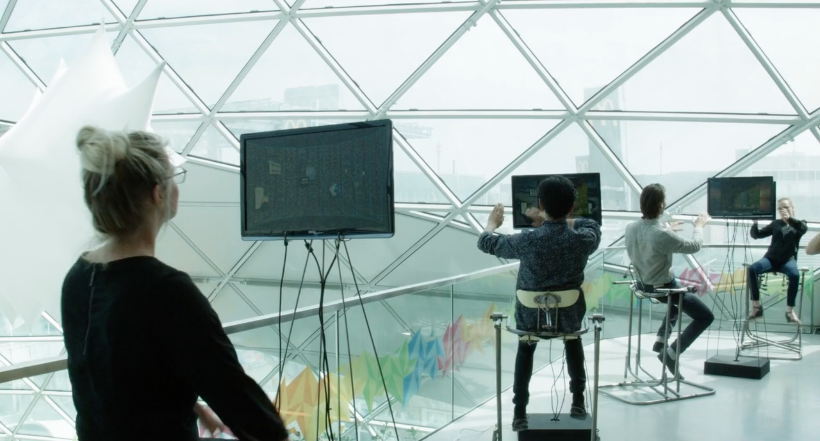 Load video: Bambata water sofa functions as conversation starter and ice breaker